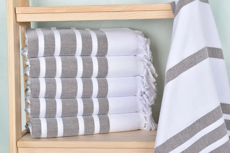 Sand-free towel, Embroidered Beach Towel, Home Gift, Custom Gift, Embroidered Towel, 68x36 Cotton Chevron Towel, Handwoven Turkish Towel - 2