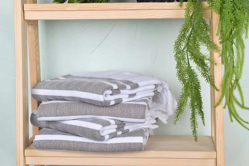 Sand-free towel, Embroidered Beach Towel, Home Gift, Custom Gift, Embroidered Towel, 68x36 Cotton Chevron Towel, Handwoven Turkish Towel - 7
