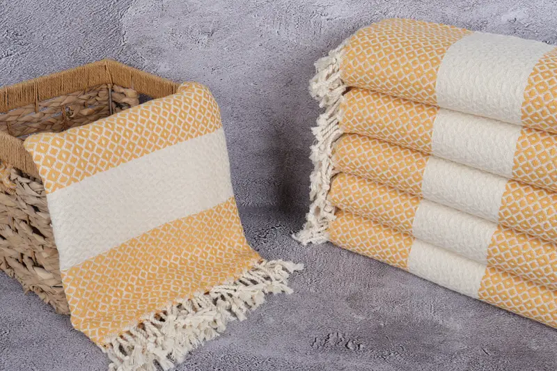 Custom Wedding Gift, Wedding Gifts Towel, Bridesmaid Towel, Hammam Towel USA, Bachelor Party Gifts, Personalized Towel, 70x40 Cotton Geometric Towel - 3