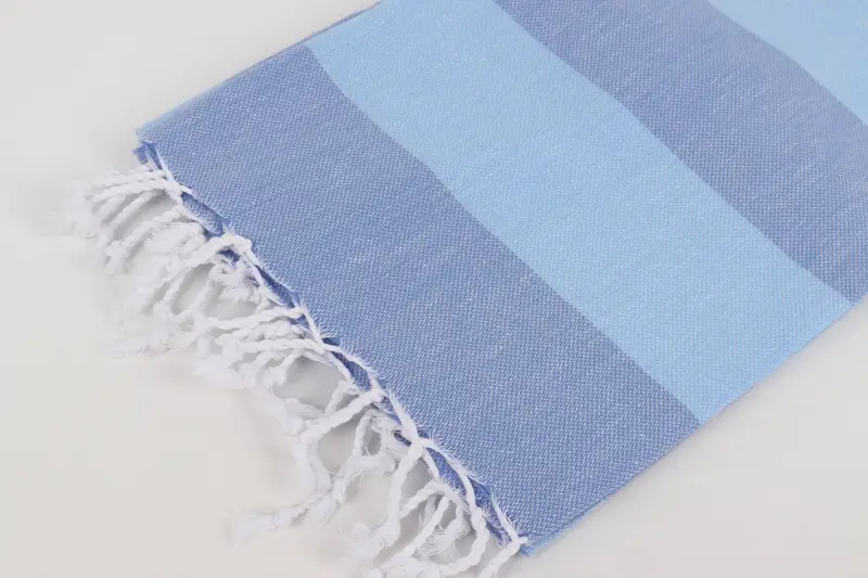 Sand-resistant Turkish towel for travel, Bachelorette Party Favors Beach, Gift For Her, Gifts For Him, 70x40 Cotton Striped Towel, Fouta towel - 7