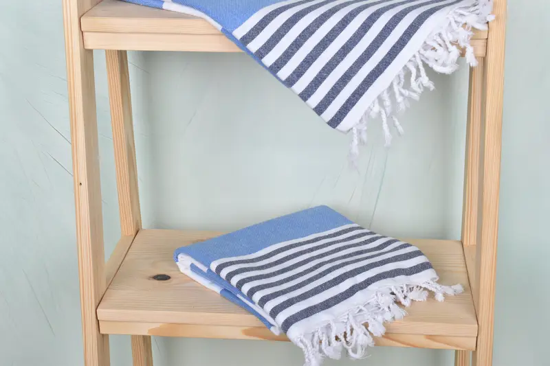 Personalized Wedding Gift, 70x40 Cotton Striped Towel, Sand-free towel, Hammam Towel USA, Bridesmaid Favors, Girl Trip Party Favor, Turkish towel - 5