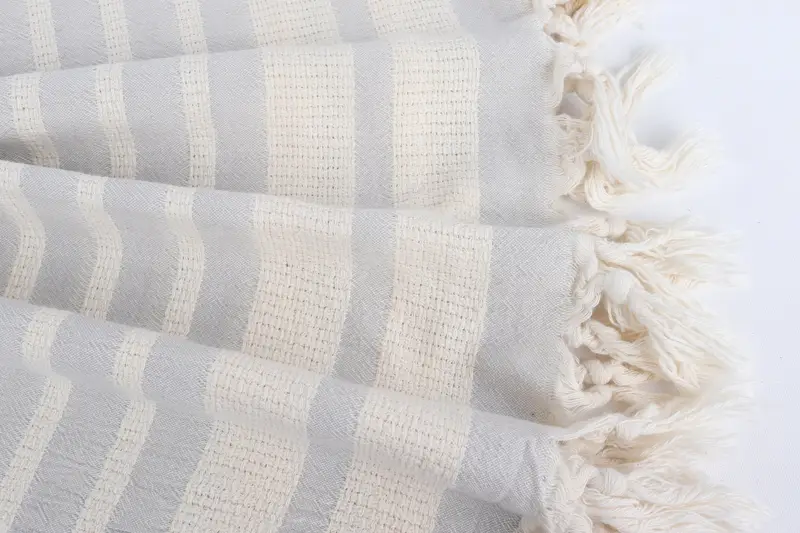 Peshtemal Towel, Handmade Gift, Personalized Turkish Towel, 70x34 Cotton Striped Towel, Personalized Bridesmaid Gift, Unique Wedding Gift - 8