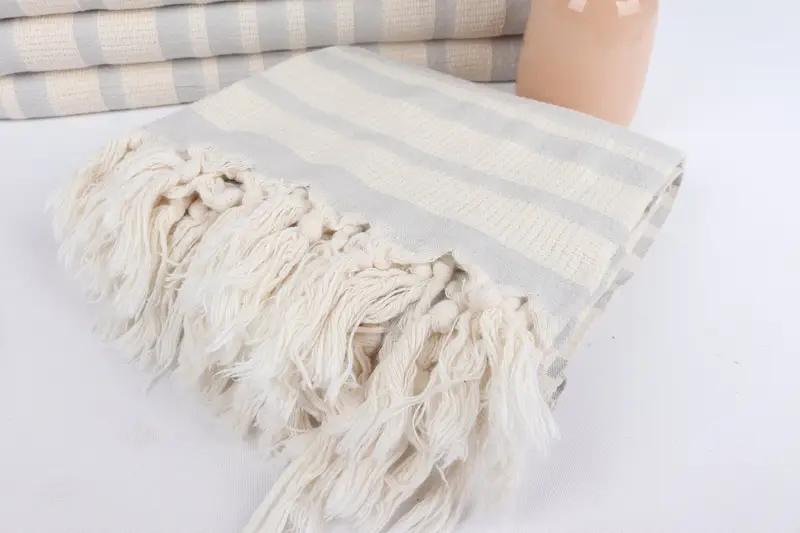 Peshtemal Towel, Handmade Gift, Personalized Turkish Towel, 70x34 Cotton Striped Towel, Personalized Bridesmaid Gift, Unique Wedding Gift - 5