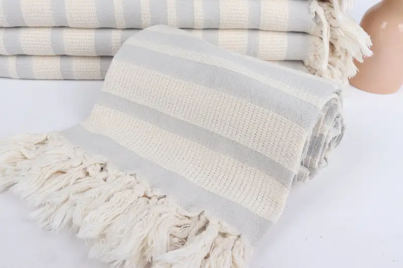 Peshtemal Towel, Handmade Gift, Personalized Turkish Towel, 70x34 Cotton Striped Towel, Personalized Bridesmaid Gift, Unique Wedding Gift - 4