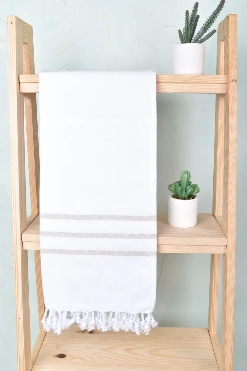 Yoga Towel, Sand-free towel, 70x40 Cotton Striped Towel, Girls Weekend Favors, Best Beach Towel, Bridesmaid Towel, Gift Towel, Wedding Gifts Towel - 8