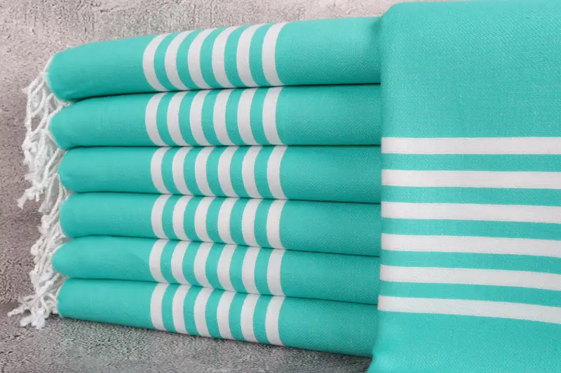 Turkish beach towel, Kids Beach Towel, Turkish Beach Towel Personalized, Bachelor Gift, Custom Gift, Bridal Shower Gift, 70x40 Cotton Striped Towel - 1