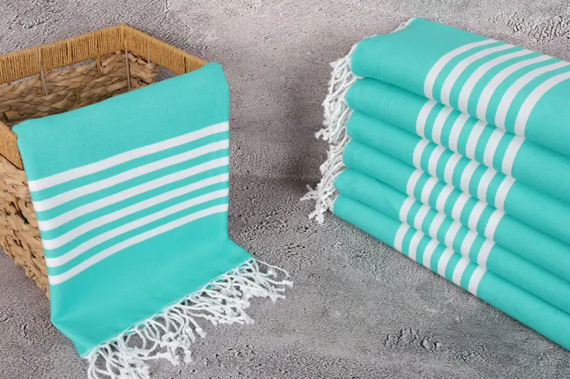 Turkish beach towel, Kids Beach Towel, Turkish Beach Towel Personalized, Bachelor Gift, Custom Gift, Bridal Shower Gift, 70x40 Cotton Striped Towel - 3