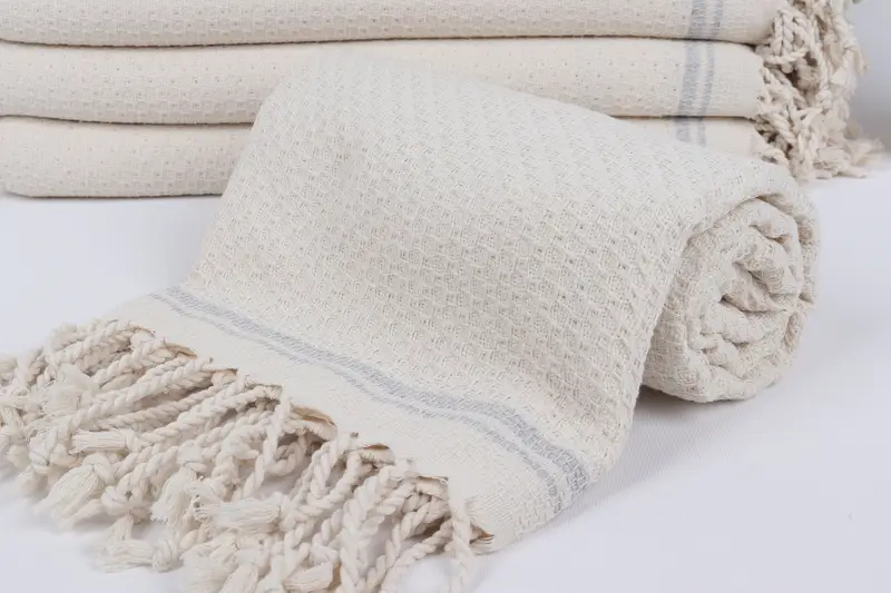 Bridal Shower Gift, Gifts For Him, Custom Beach Towel, Gift For Coworker, Luxury Beach Towel, 68x36 Cotton Striped Towel, Luxury Turkish Bath Towel - 4