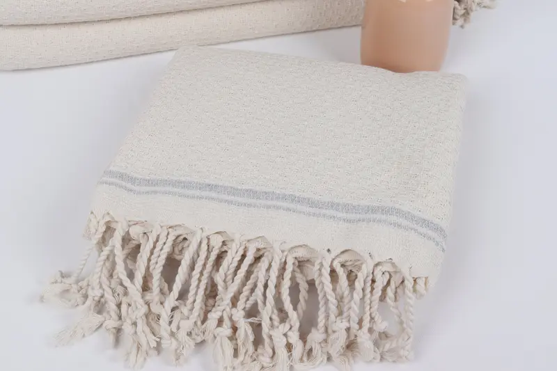 Bridal Shower Gift, Gifts For Him, Custom Beach Towel, Gift For Coworker, Luxury Beach Towel, 68x36 Cotton Striped Towel, Luxury Turkish Bath Towel - 5