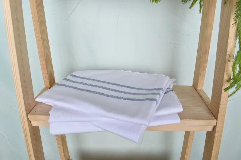Kitchen Towel, Valentines Gift, Best Wedding Gift, Gift For Wedding Day, Bathroom Towels, 40x20 Cotton Striped Towel, Personalized Hand Towel - 7
