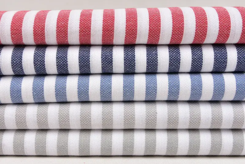 Small Bath Towels, Kitchen Towel, 40x24 Cotton Striped Towel, Monogram Kitchen Towel, Valentines Day Gift For Him, Beach Theme Wedding Gift - 2