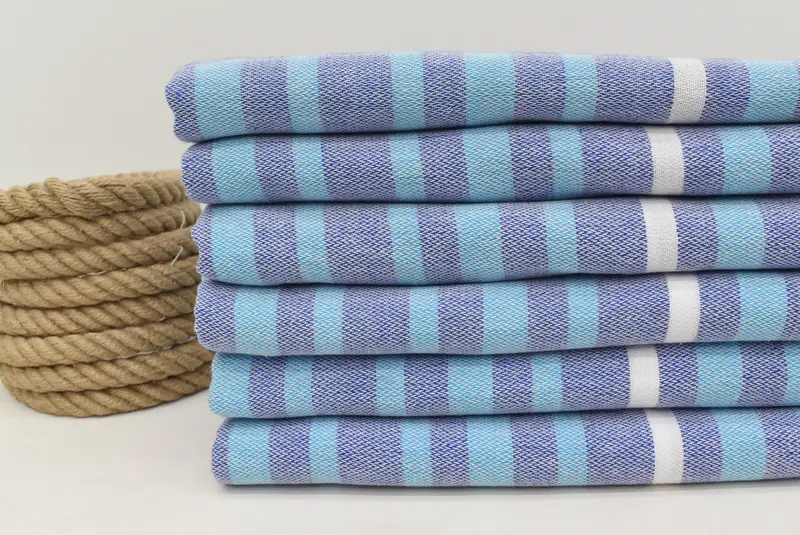 Turkish beach towel, Turkish Towel USA, 70x40 Cotton Striped Towel, Bachelorette Party Gift, Bachelorette Party Gifts, Gift For Boyfriend - 3