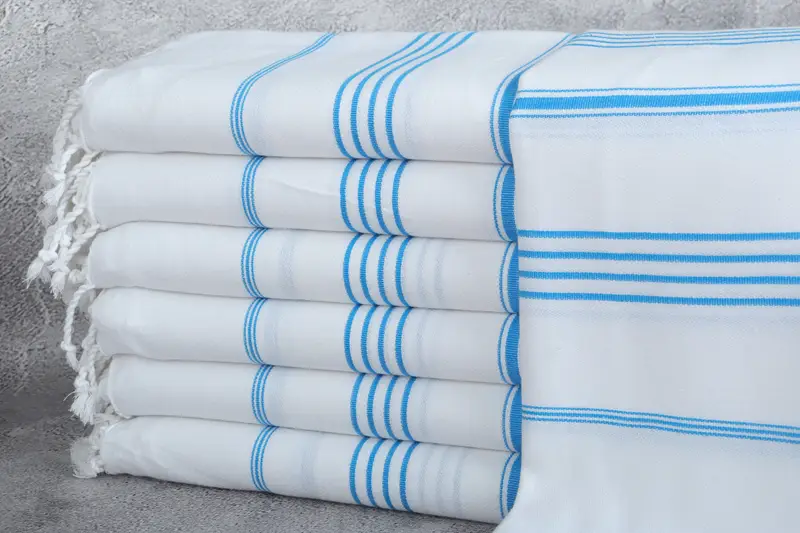 Travel Towel, Personalized Wedding Gift, 70x40 Cotton Striped Towel, Soft towel, Custom Wedding Gifts, Unique Wedding Gift, Gift For Boyfriend - 1