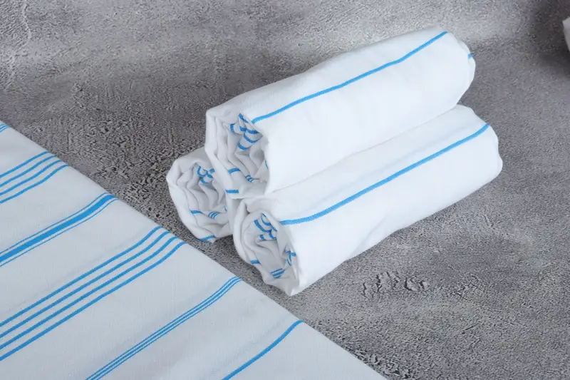 Travel Towel, Personalized Wedding Gift, 70x40 Cotton Striped Towel, Soft towel, Custom Wedding Gifts, Unique Wedding Gift, Gift For Boyfriend - 8