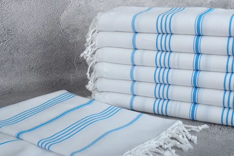 Travel Towel, Personalized Wedding Gift, 70x40 Cotton Striped Towel, Soft towel, Custom Wedding Gifts, Unique Wedding Gift, Gift For Boyfriend - 2