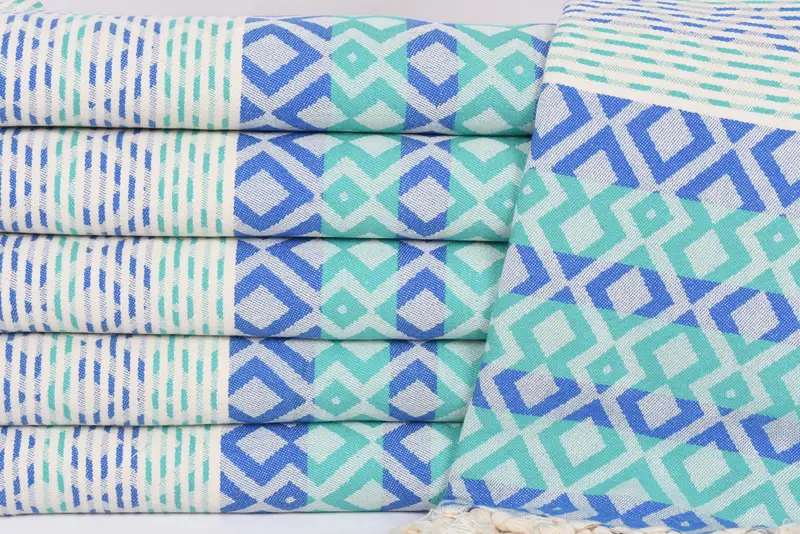 Bath towel, Gym Towel, 70x40 Cotton Diamond Towel, Wedding Gifts Towel, Wedding Day Gift For Bride, Family Gift Basket, Bachelorette Party Gifts - 3
