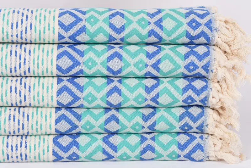 Bath towel, Gym Towel, 70x40 Cotton Diamond Towel, Wedding Gifts Towel, Wedding Day Gift For Bride, Family Gift Basket, Bachelorette Party Gifts - 4