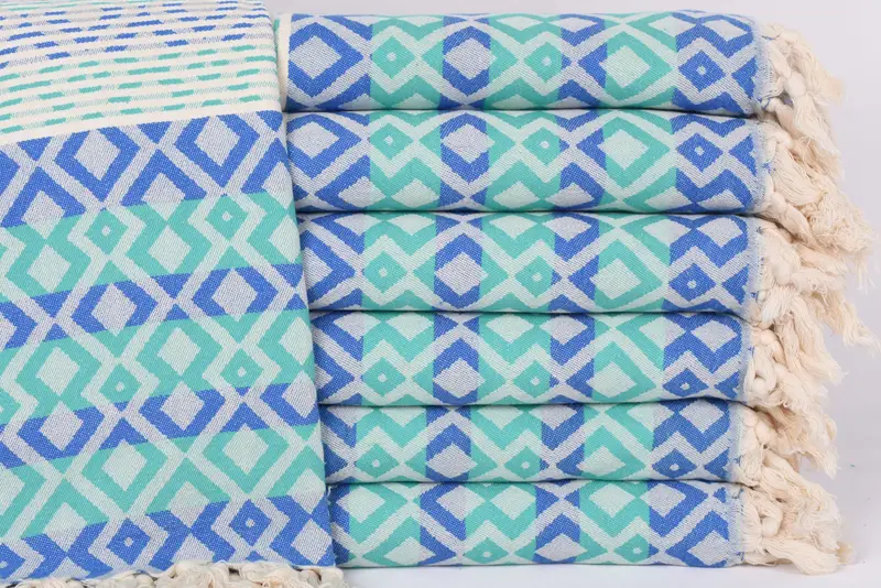 Bath towel, Gym Towel, 70x40 Cotton Diamond Towel, Wedding Gifts Towel, Wedding Day Gift For Bride, Family Gift Basket, Bachelorette Party Gifts - 2