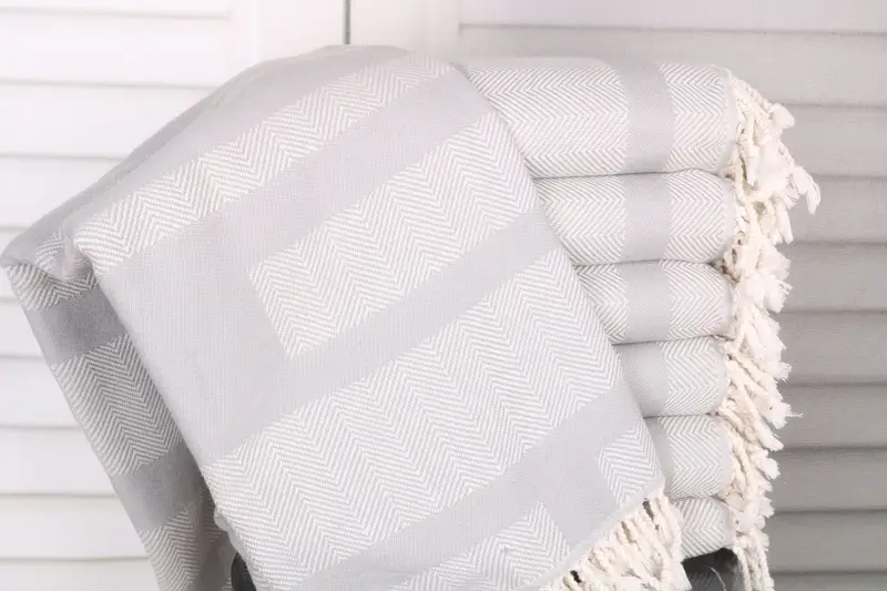 Bridal Shower Favors, Yoga Towel, Peshtemal Towel, Personalized Turkish Beach Towel, Wedding For Favor, Hammam towel, 68x38 Cotton Chevron Towel - 2