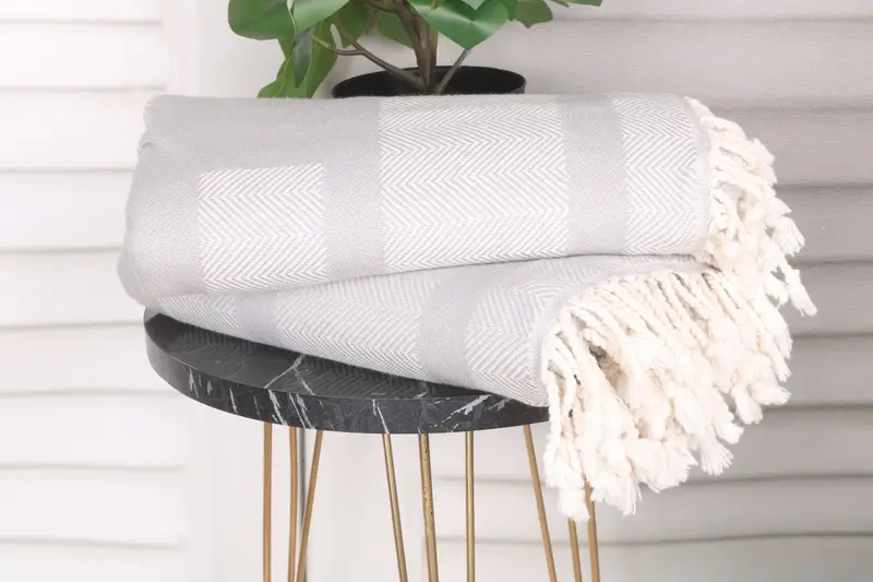 Bridal Shower Favors, Yoga Towel, Peshtemal Towel, Personalized Turkish Beach Towel, Wedding For Favor, Hammam towel, 68x38 Cotton Chevron Towel - 4