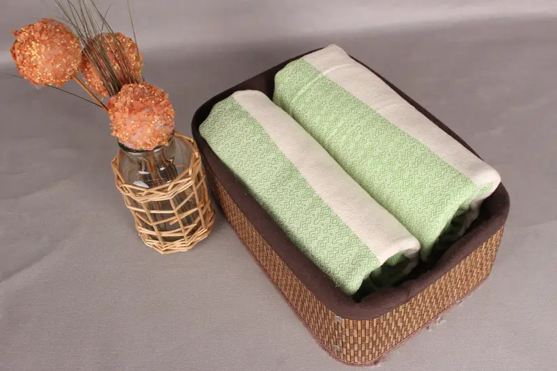 68x36 Cotton Diamond Towel, Organic Beach Towel, Cotton towel, Handwoven Turkish Towel, Bathroom Towel, Gift For Him, Bachelorette Party Decorations - 4