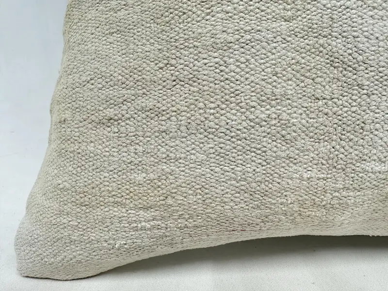 16x16 Beige Pillow Cover, Pillow Sham, Couch Cushion, Antique Pillows, Bright Pillow, Ethnical Kilim Rug Pillow, Turkish Kilim Pillow - 2