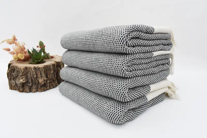 Turkish hand towel, Personalized Gifts, Personalized Turkish bath towel for home decor, Bride Gift, 68x40 Cotton Striped Towel, Handmade Gift - 7