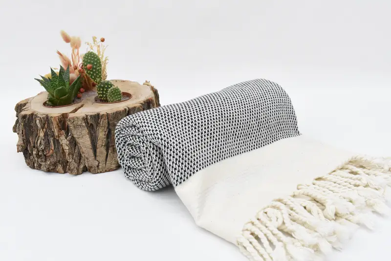 Turkish hand towel, Personalized Gifts, Personalized Turkish bath towel for home decor, Bride Gift, 68x40 Cotton Striped Towel, Handmade Gift - 5