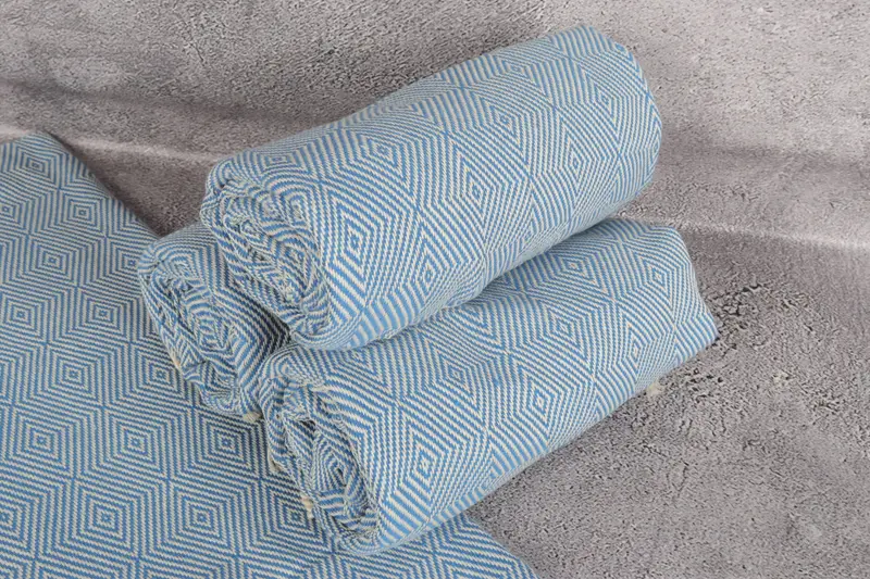 Organic Beach Towel, Best Friend Gift, Quick-dry towel, Lightweight towel, 74x40 Cotton Diamond Towel, Monogrammed Turkish Towel, Customized Towels - 7