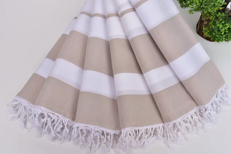 70x40 Cotton Striped Towel, Valentines Day Gift For Her, Memorial Gift, Bachelor Towel, Monogram Beach Towel, Beach Towel Gift, Custom Wedding Gifts - 4