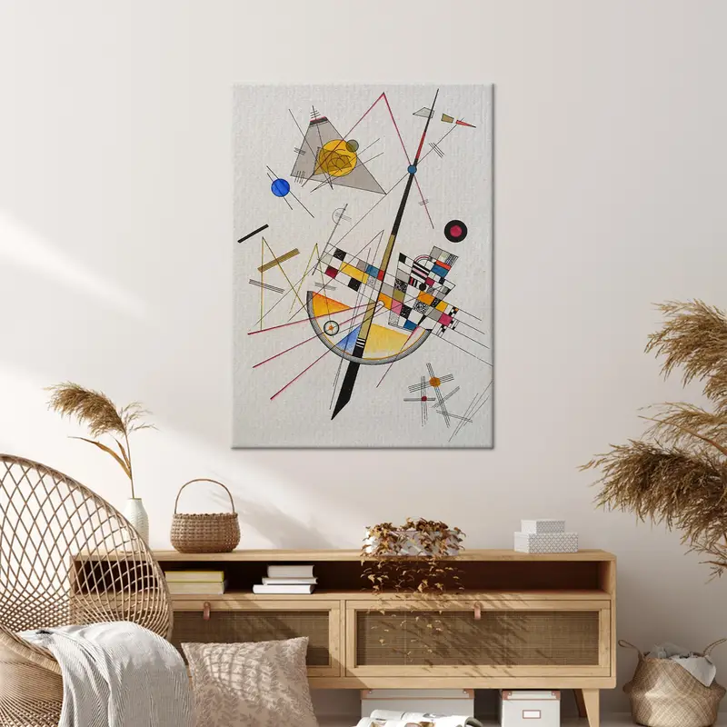Wassily Kandinsky, Delicate Tension, Modern Shapes, Abstract Canvas Art, Abstract Shapes, Shapes Wall Decor,  Reproduction Art, Famous Art - 3