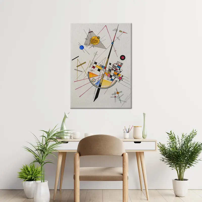 Wassily Kandinsky, Delicate Tension, Modern Shapes, Abstract Canvas Art, Abstract Shapes, Shapes Wall Decor,  Reproduction Art, Famous Art - 2
