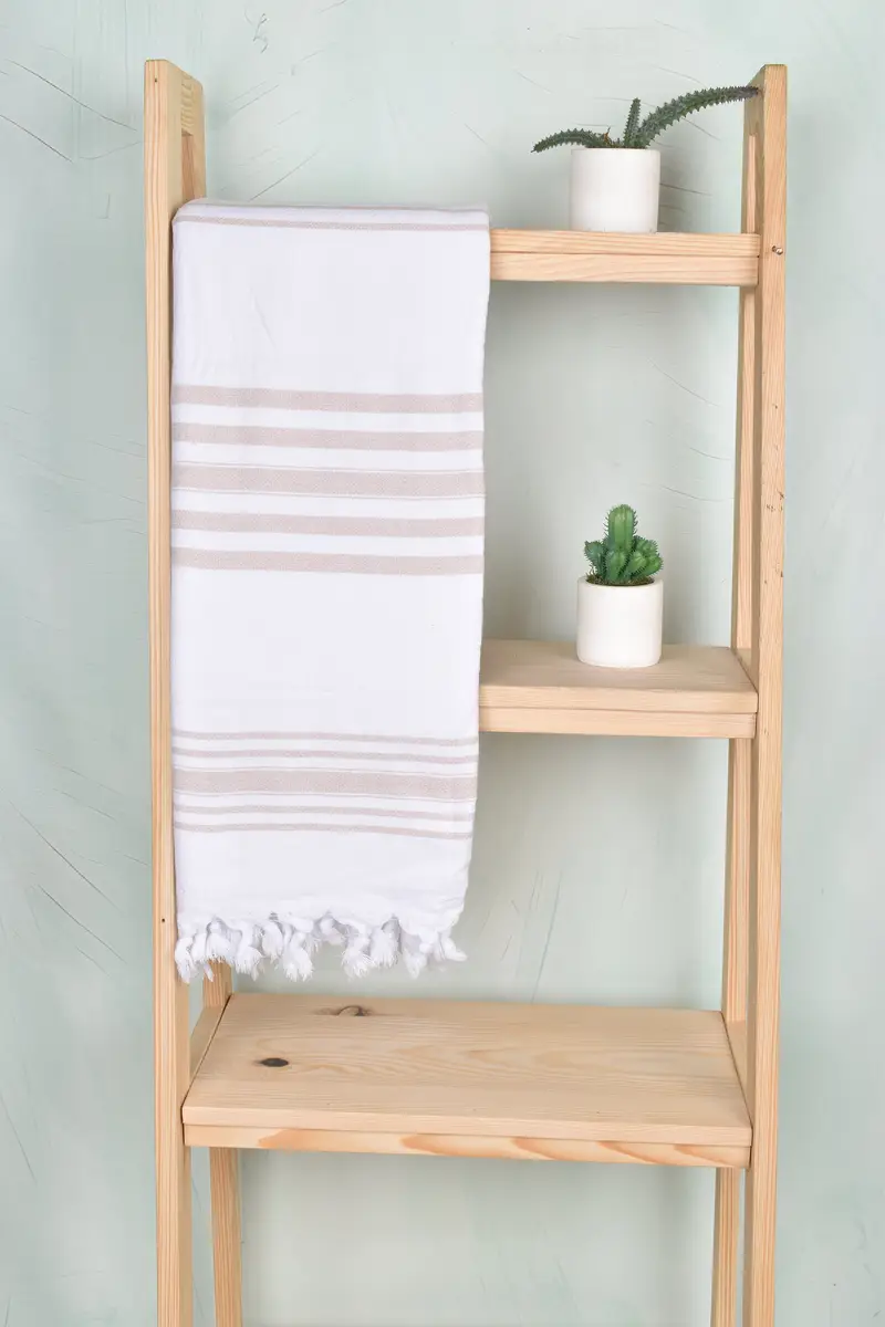 Travel towel, Organic towel, Spa Towel, Bachelorette Towel, Peshtemal Towel, Bridal Shower Favor, 70x36 Cotton Striped Terry Towel, Hammam towel - 8