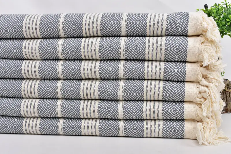 Custom Gift, Girls Weekend Getaways Gifts, Turkish hand towel, Luxury Beach Towel, 70x38 Cotton Diamond Towel, Custom Gifts, Bachelorette Party Gift - 3