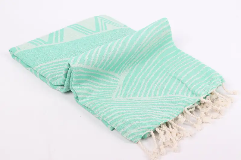 Custom Gifts, Gifts For Him, Best Wedding Gift, 68x40 Cotton Striped Design Towel, Soft towel, Custom Gift, Sand-free peshtemal towel for the beach - 7