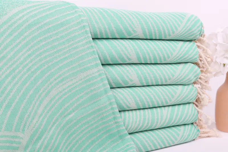 Custom Gifts, Gifts For Him, Best Wedding Gift, 68x40 Cotton Striped Design Towel, Soft towel, Custom Gift, Sand-free peshtemal towel for the beach - 2