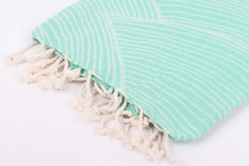 Custom Gifts, Gifts For Him, Best Wedding Gift, 68x40 Cotton Striped Design Towel, Soft towel, Custom Gift, Sand-free peshtemal towel for the beach - 8