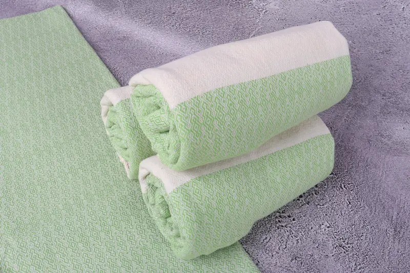68x36 Cotton Diamond Towel, Bachelor Gifts, Spa Towel, Gift For Bride, Large Turkish Towel, Beach Towel Bulk, Thin and lightweight Turkish peshtemal - 7