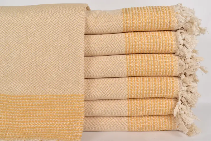 Bridal Gifts, Bachelorette Party Favors, Decorative Bedspread, Throw Blanket, 96x92 Cotton Striped Towel, Aesthetic Blanket, Personalized Gifts - 1