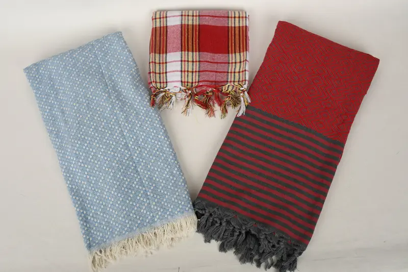 Gift For Her, Lightweight Turkish towel, Turkish Beach Towel Bulk, Handmade Gift, 70x40 Cotton Set of 10 Towel, Hammam Towel USA, Wedding Gift - 6