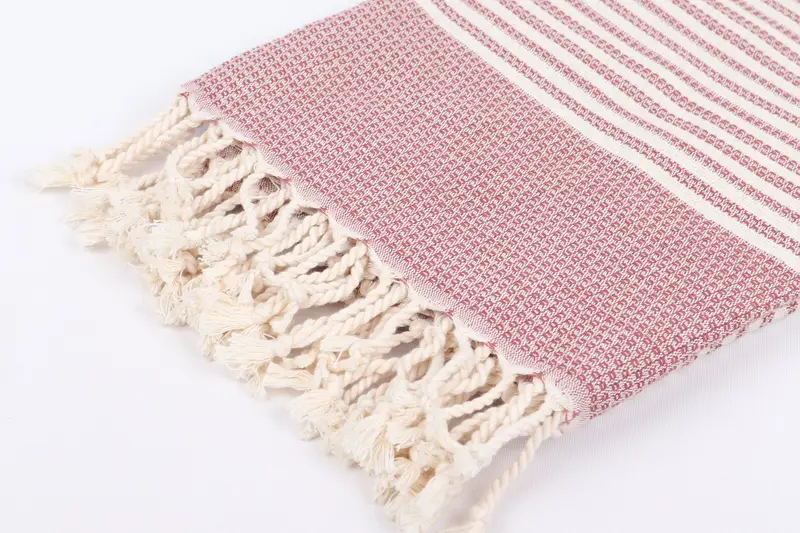 Valentines Gift, Monogram Turkish Towel, Gift For Her, Bachelorette Party Gifts Bridesmaids, Wedding Anniversary Gift, 68x40 Cotton Striped Towel - 7