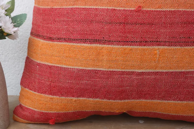 Antique Pillows, 16x16 Red Pillow Case, Vintage Kilim Pillow, Turkish Kilim Pillow, Nomadic Cushion, Pillow Case, Shabby Chic Cushion Case - 3