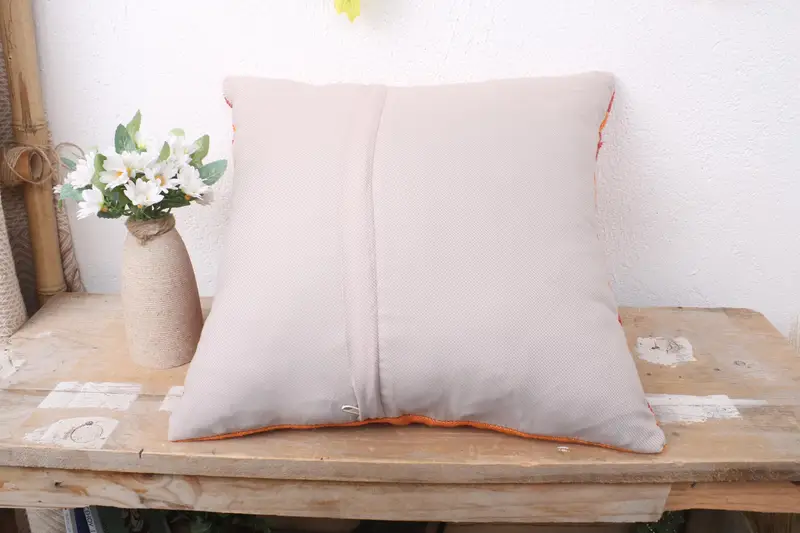 Antique Pillows, 16x16 Red Pillow Case, Vintage Kilim Pillow, Turkish Kilim Pillow, Nomadic Cushion, Pillow Case, Shabby Chic Cushion Case - 7