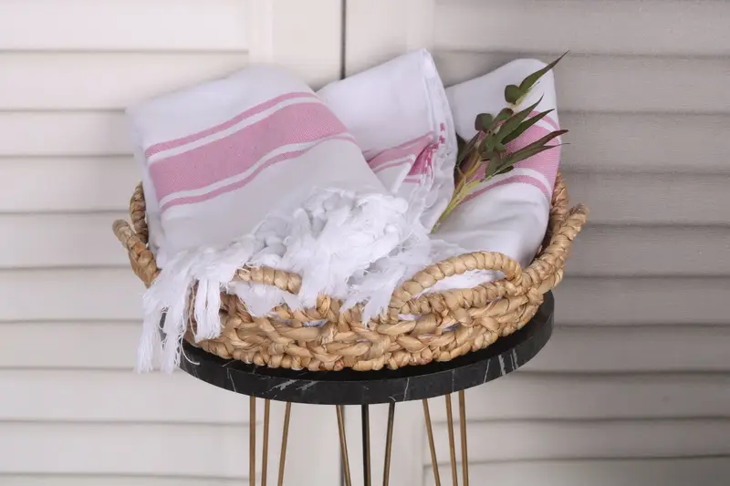 Custom Gifts, Lightweight towel, Quick-dry peshtemal, 70x40 Cotton Striped Towel, Best Friend Gift, Oversized Beach Towel, Unique Wedding Gift - 5