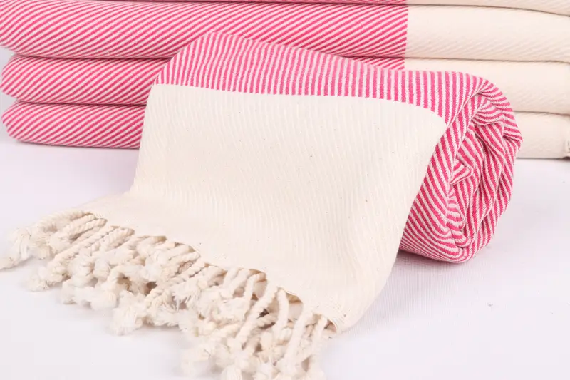 Yoga Towel, Embroidery Towel, Bridal Gifts, Beach Towel Monogram, Travel towel, Embroidered Towel, 70x40 Cotton Striped Towel, Wedding Gifts Towel - 4