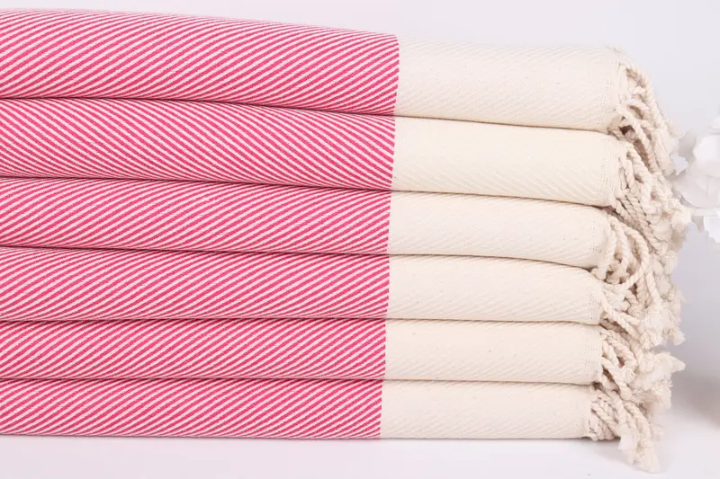 Yoga Towel, Embroidery Towel, Bridal Gifts, Beach Towel Monogram, Travel towel, Embroidered Towel, 70x40 Cotton Striped Towel, Wedding Gifts Towel - 3