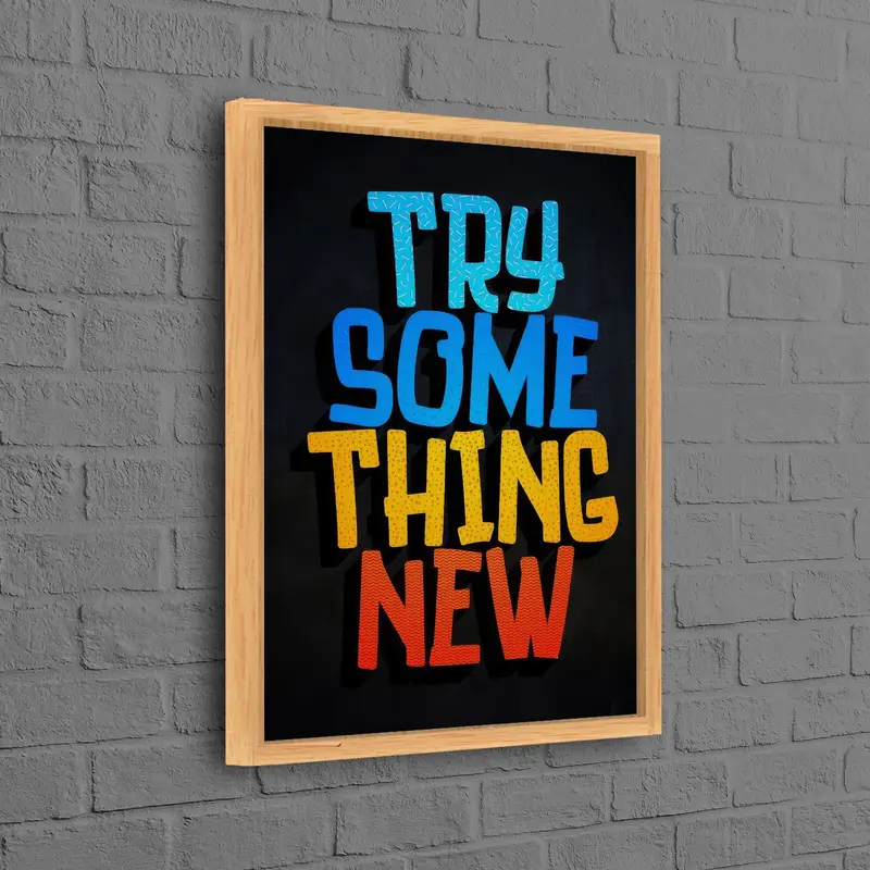 Lienzo impreso personalizado moderno: colorido, artístico y elegante