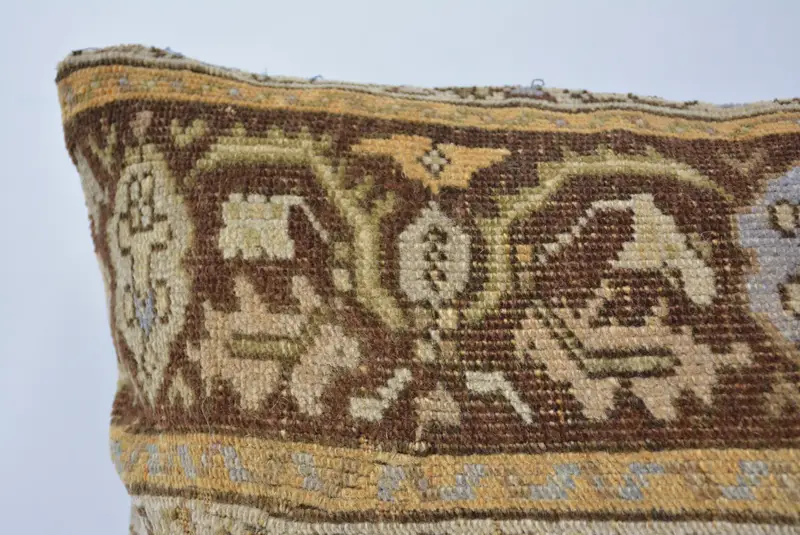 Aztec Pillow Sham, Pillow Cover, 16x24 Brown Pillow Case, Handmade Kilim Cushion, Aesthetic Pillow Cover, Interior Designer Pillow, Pillow for Couch - 2