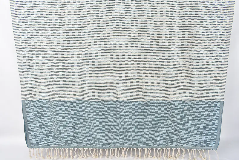 Hammam towel, Bridesmaid Proposal Gift, 70x40 Cotton Chevron Towel, Turkish hand towel, Sand-free towel, Thin and lightweight Turkish peshtemal - 8