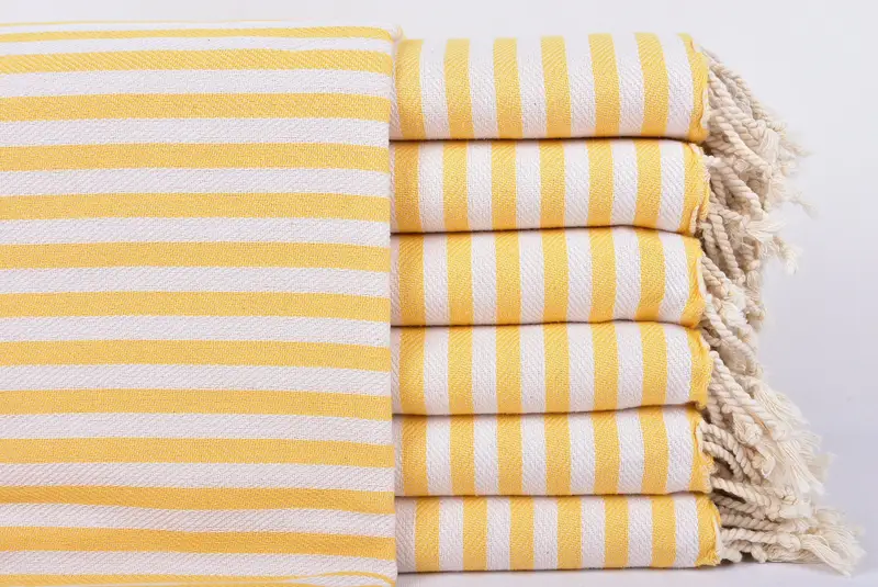 Bath towel, Fringed Turkish towel for poolside, 70x40 Cotton Striped Towel, Spa Towel, Custom Wedding Gift, Soft towel, Boyfriend Christmas Gift - 1